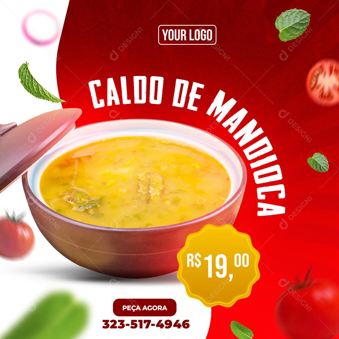 Banner Festival De Caldos Promoção Descontos Social Media PSD Editável