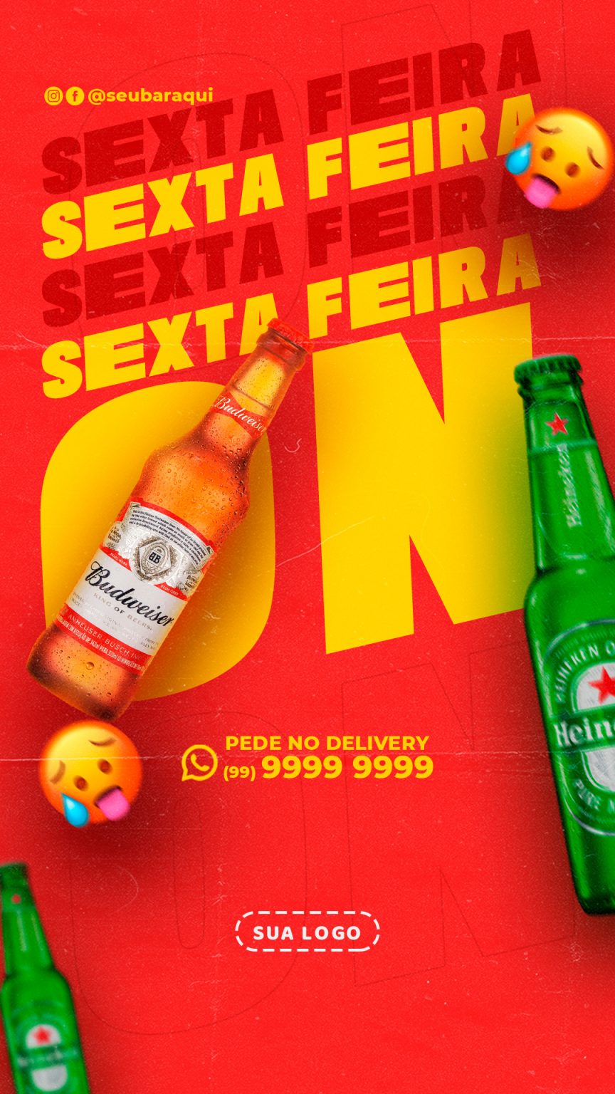 Sexta Feira Da Promoção Delivery On Social Media PSD Editável