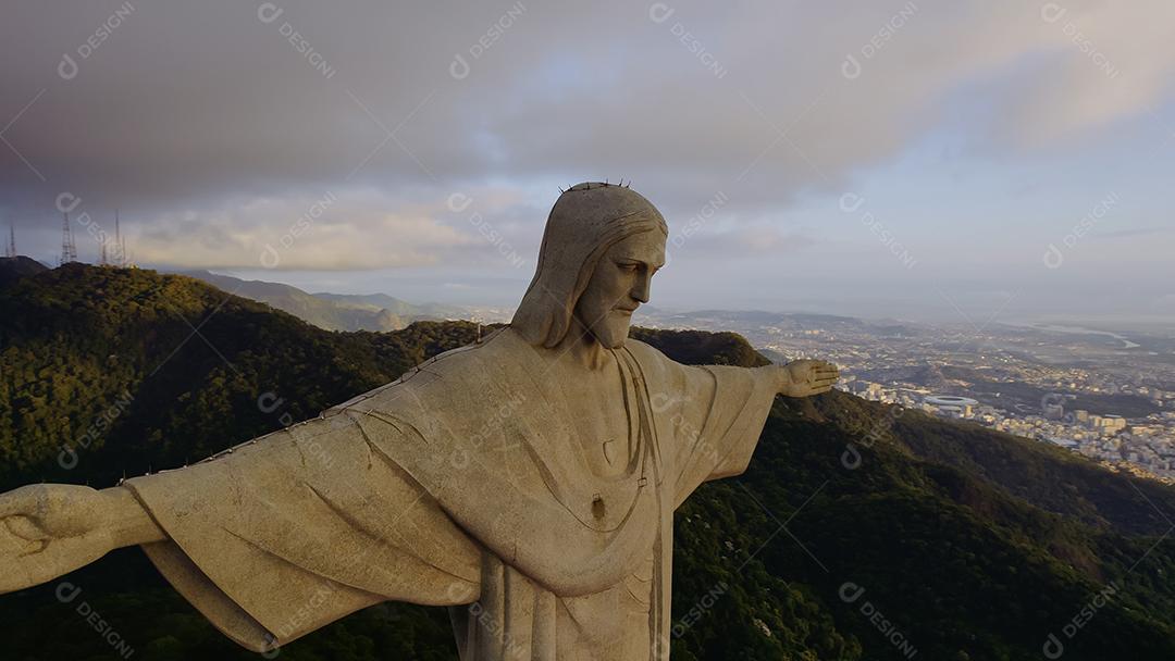 Rio de janeiro Brazil. Christ the Redeemer. City skyline of Rio de Janeiro.