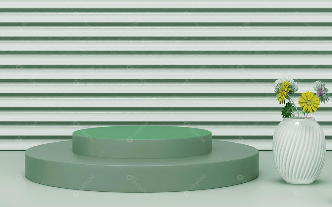 Cenário com Podium PSD