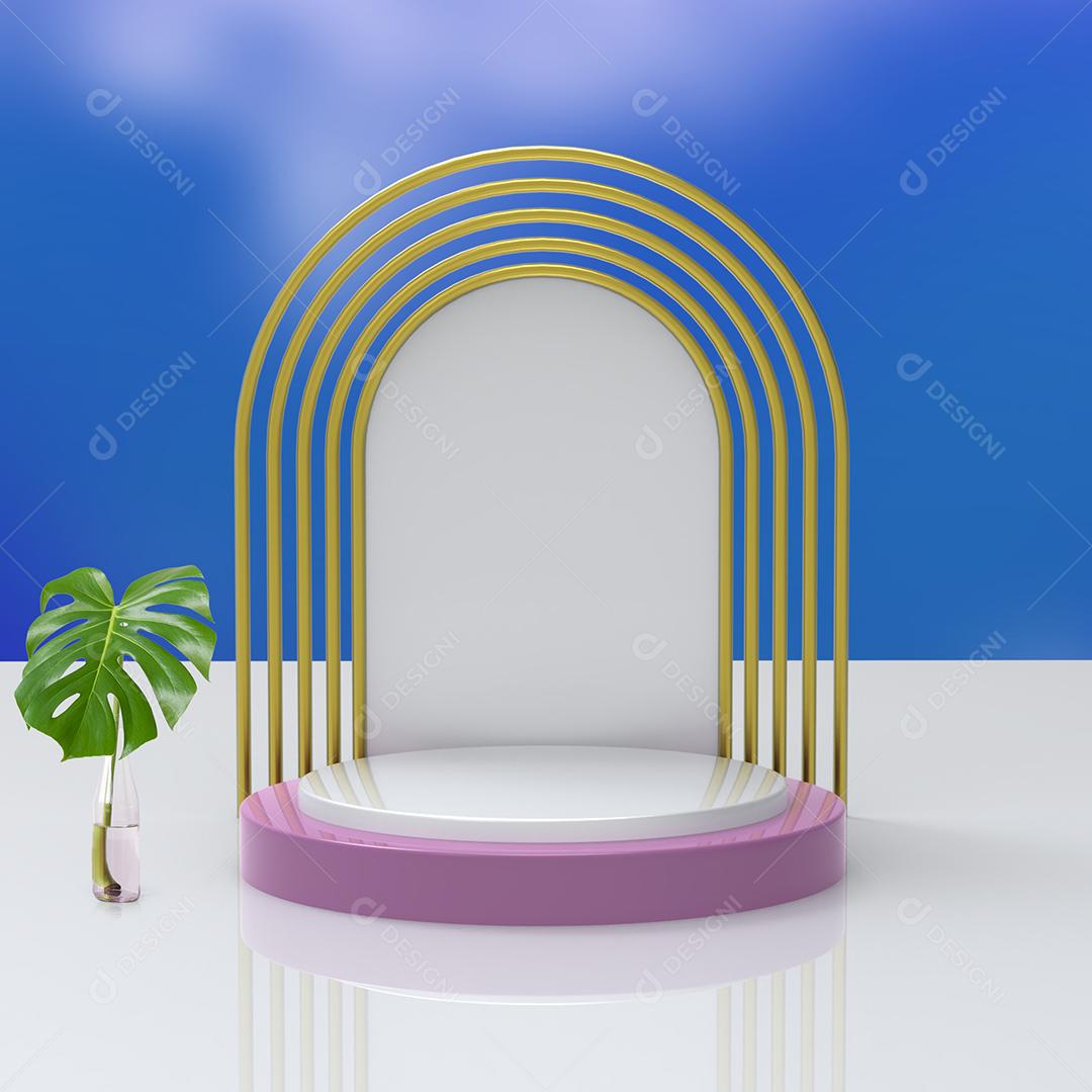 Cenário com Podium PSD