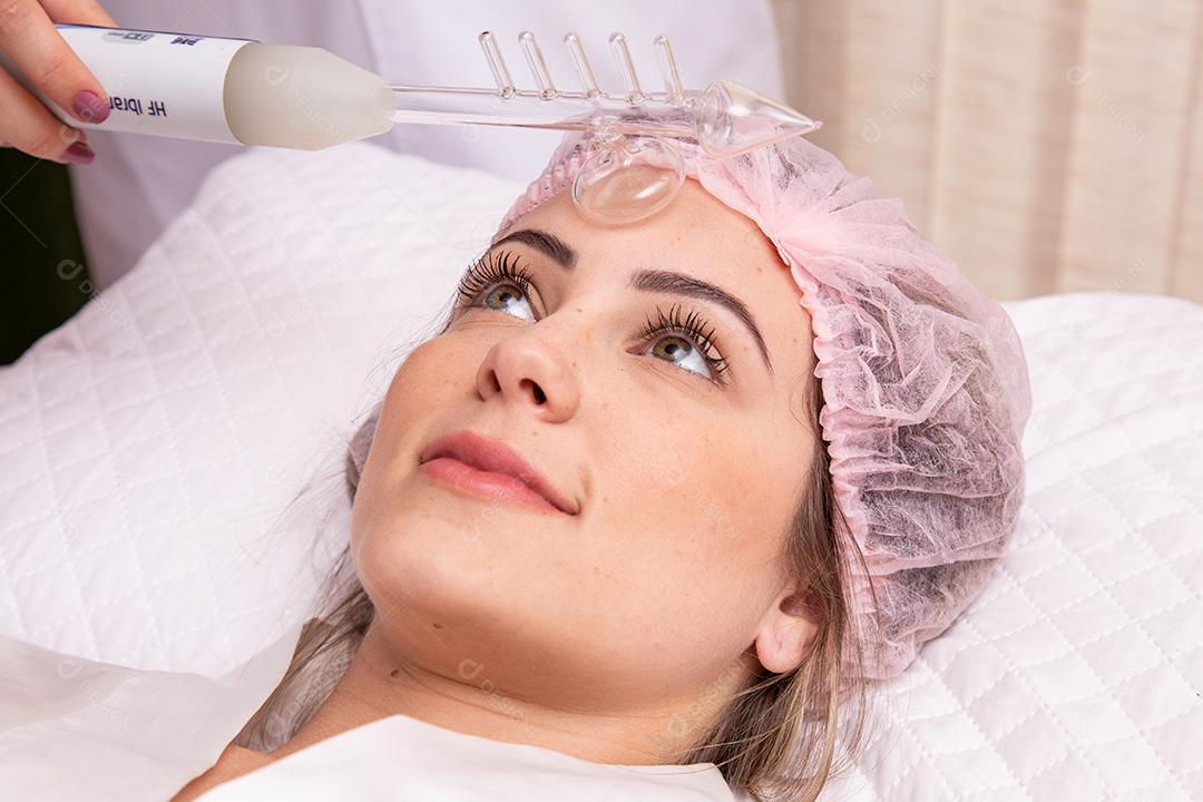 Aparelho de cosmetologia Darsonval limpeza facial