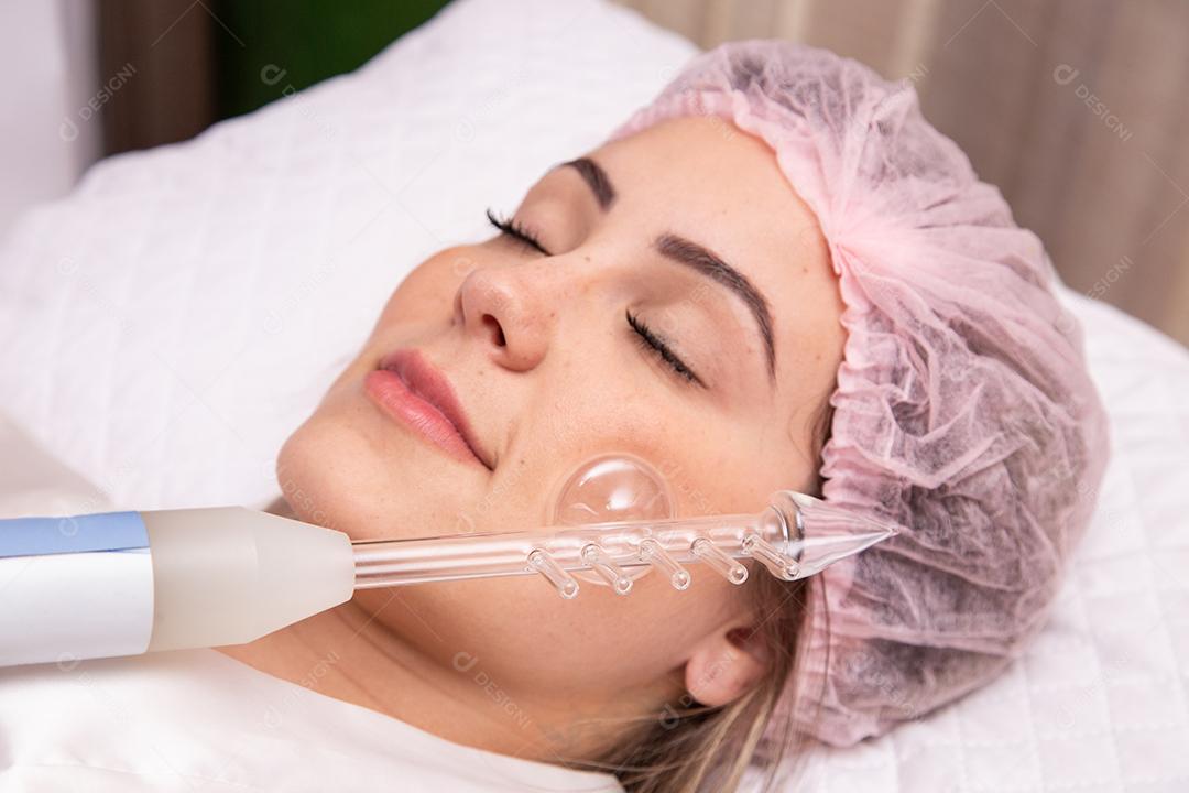 Aparelho de cosmetologia Darsonval limpeza facial
