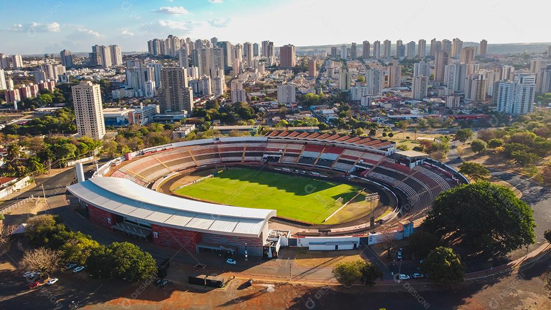 Imagem Aérea do estádio Santa Cruz Botafogo