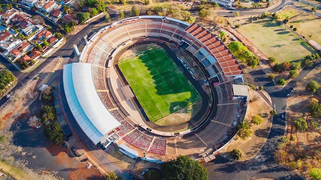 Imagem Aérea do estádio Santa Cruz Botafogo