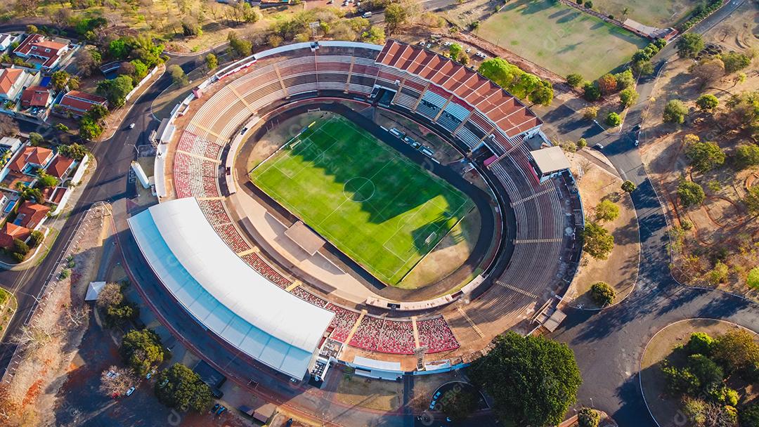 Imagem Aérea do estádio Santa Cruz Botafogo