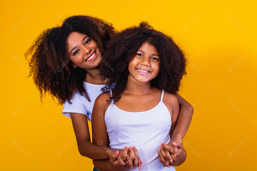 Adorable and sweet young woman and her mother