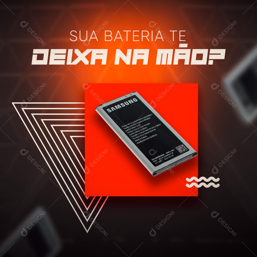 Post Assistência Técnica Especializada Em Celulares Social Media PSD Editável