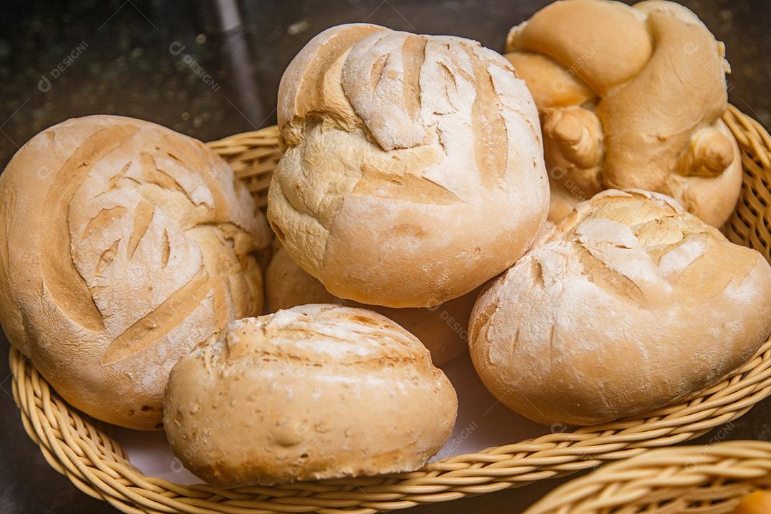 pão da foto para o café da manhã do hotel