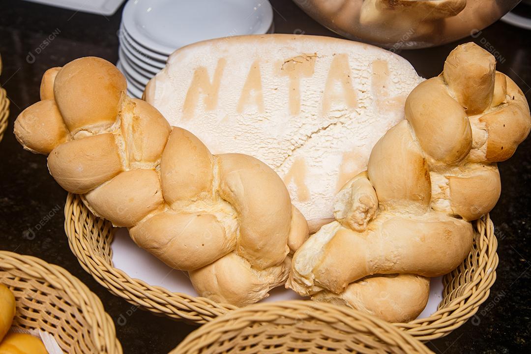 pão da foto para o café da manhã do hotel