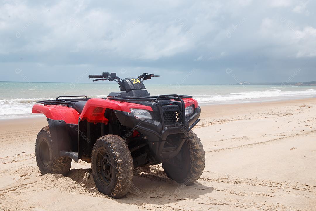 Quadriciclos perto da praia