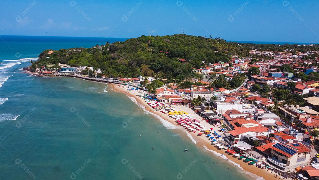 Natal, Rio Grande do Norte, Brasil - 12 de março de 2021: Praia de Pipa no Rio Grande do Norte