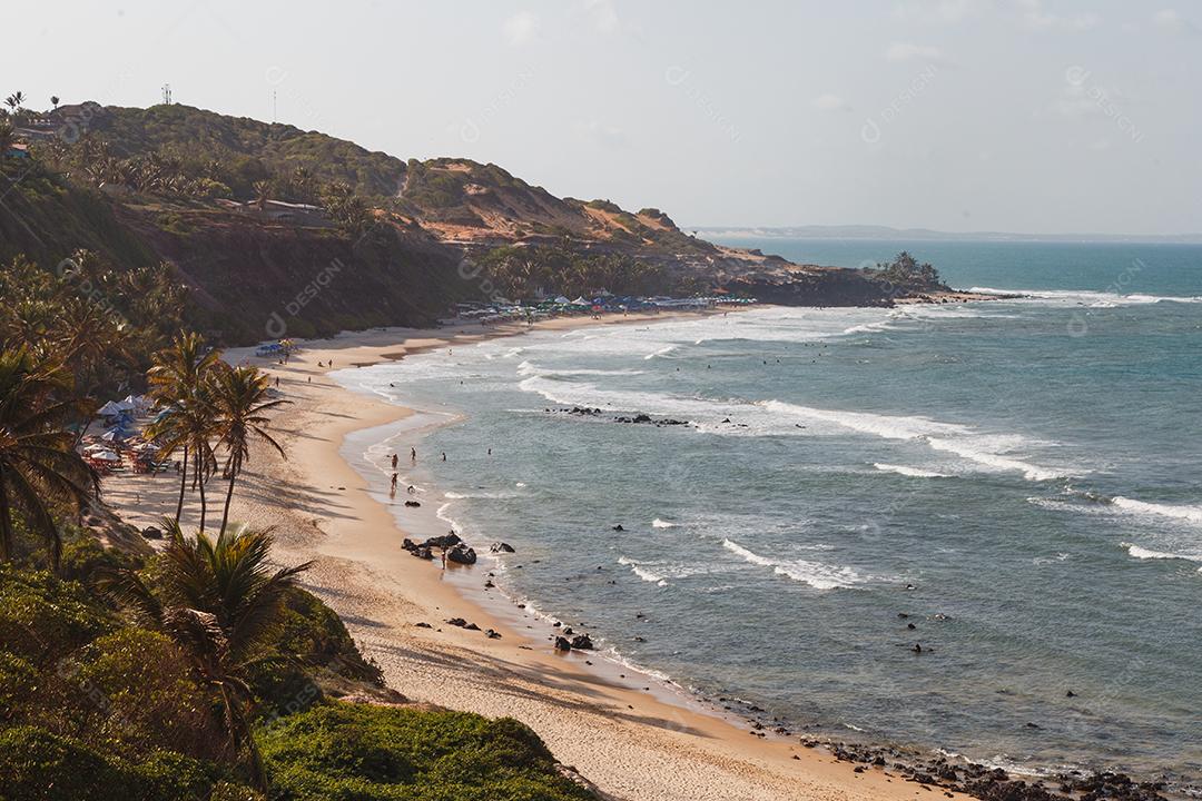 Natal, Rio Grande do Norte, Brasil - 12 de março de 2021: Praia da Pipa no Rio Grande do Norte