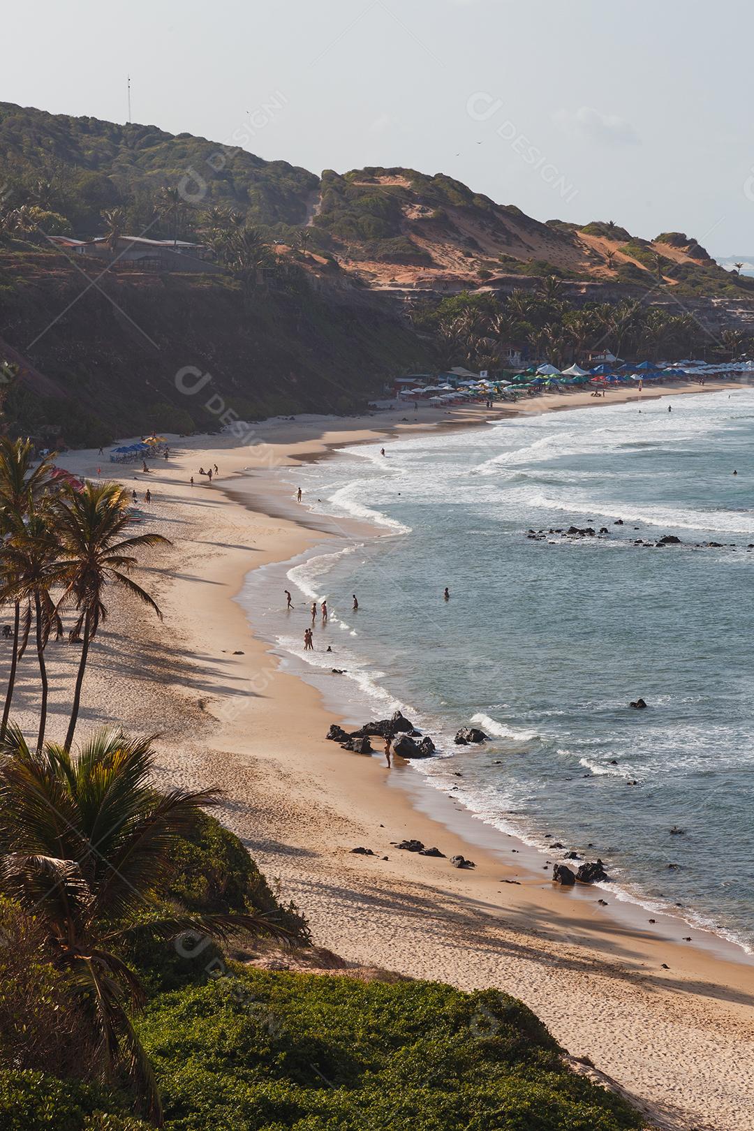 Natal, Rio Grande do Norte, Brasil - 12 de março de 2021: Praia da Pipa no Rio Grande do Norte