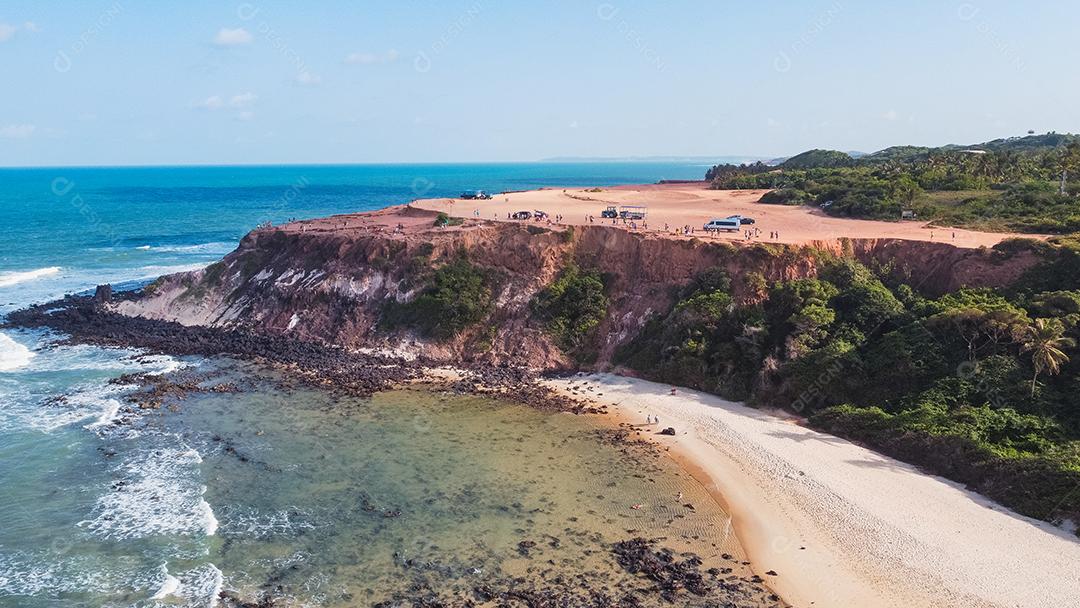 Natal, Rio Grande do Norte, Brasil - 12 de março de 2021: Praia da Pipa no Rio Grande do Norte