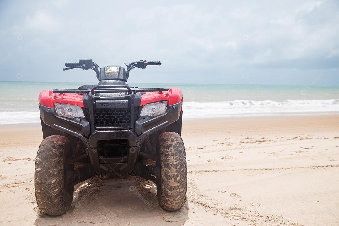 Quadriciclos perto da praia