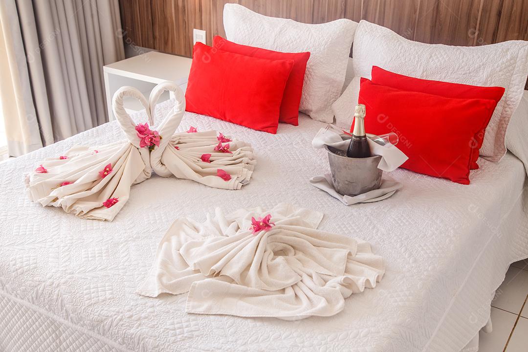 suíte de lua de mel no hotel. hotel dia dos namorados