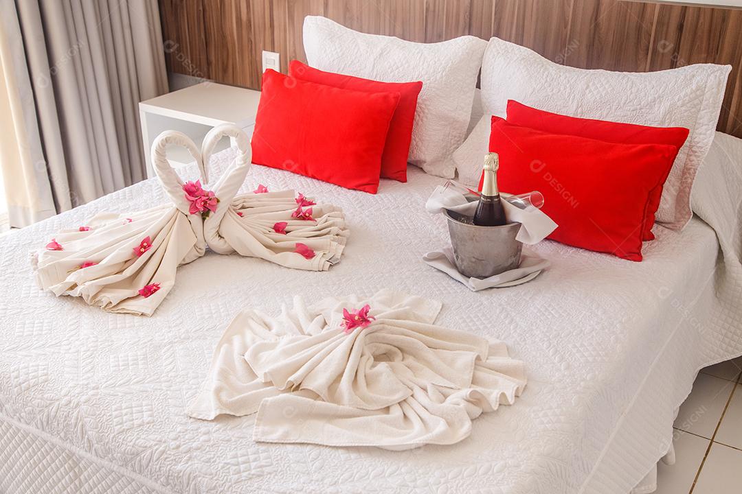 suíte de lua de mel no hotel. hotel dia dos namorados