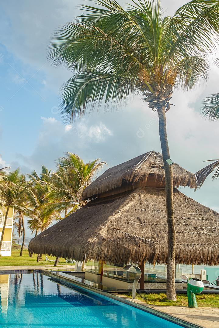 foto da área de lazer do hotel. Foto da piscina do hotel. Férias