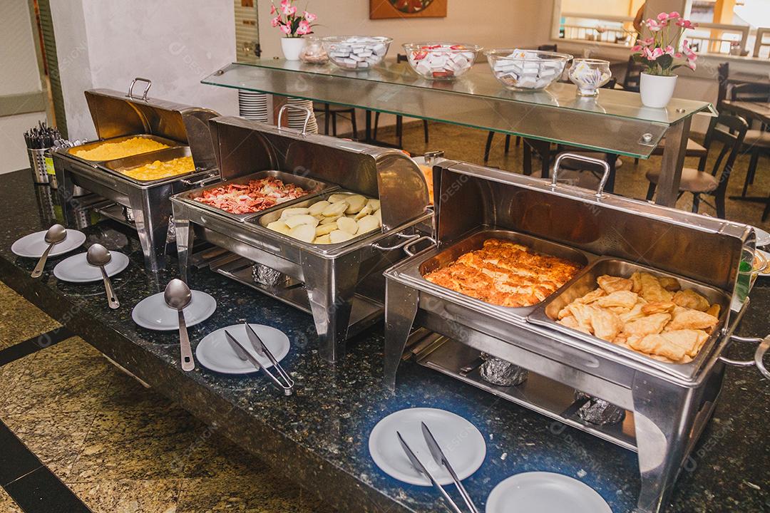 pão da foto para o café da manhã do hotel