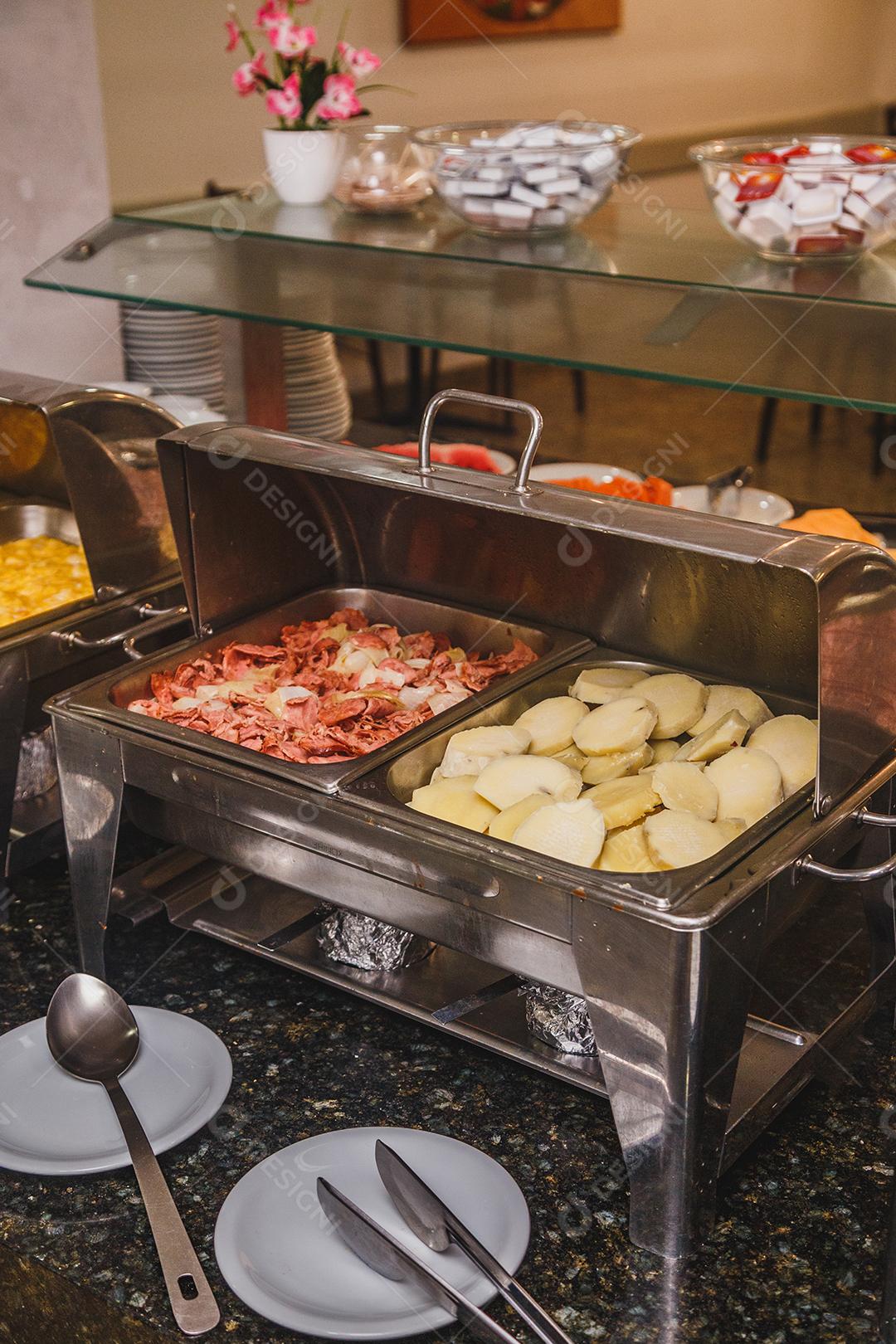 pão da foto para o café da manhã do hotel