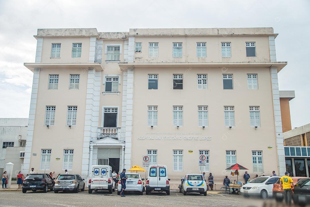 Natal, Rio Grande do Norte, Brasil - 12 de março de 2021: Hospital Universitário Onofre Lopes