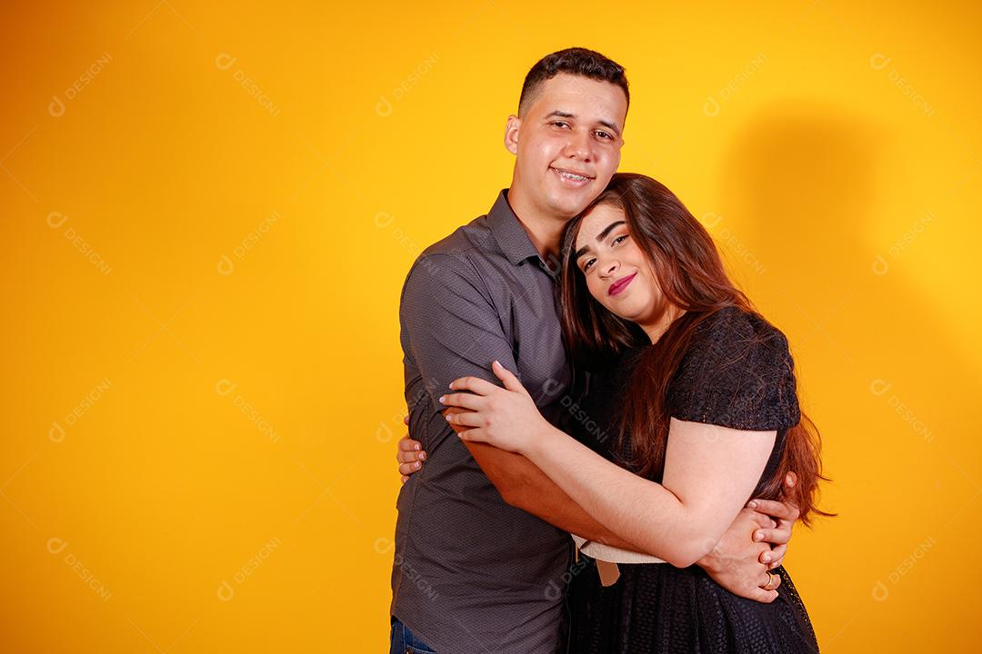 Casal de Amantes Apaixonados