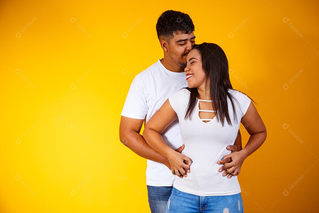 Casal de Amantes Apaixonados