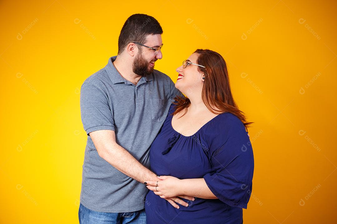 Casal de Amantes Apaixonados