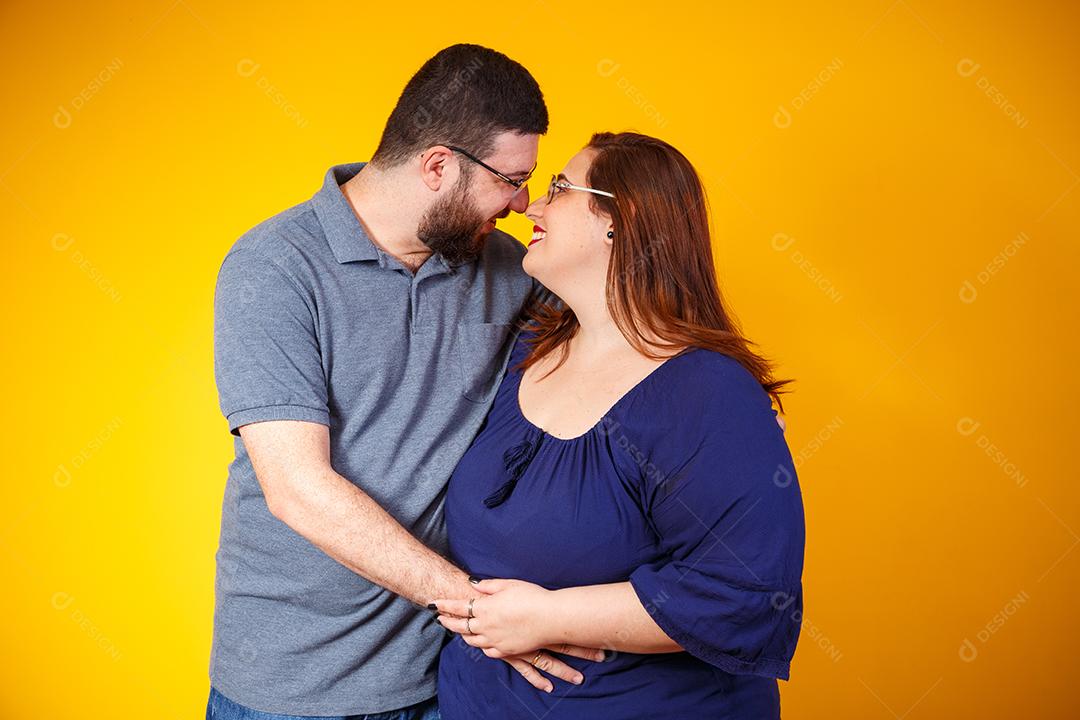 Casal de Amantes Apaixonados