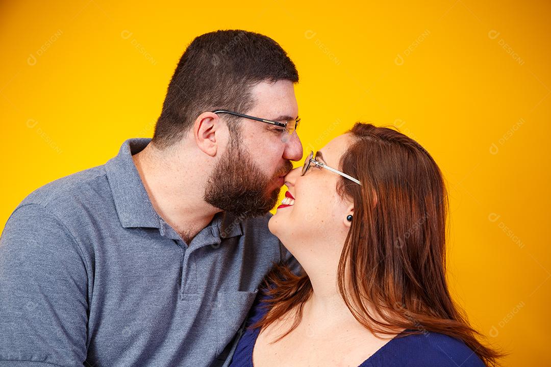 Casal de Amantes Apaixonados