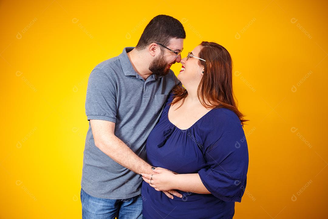 Casal de Amantes Apaixonados