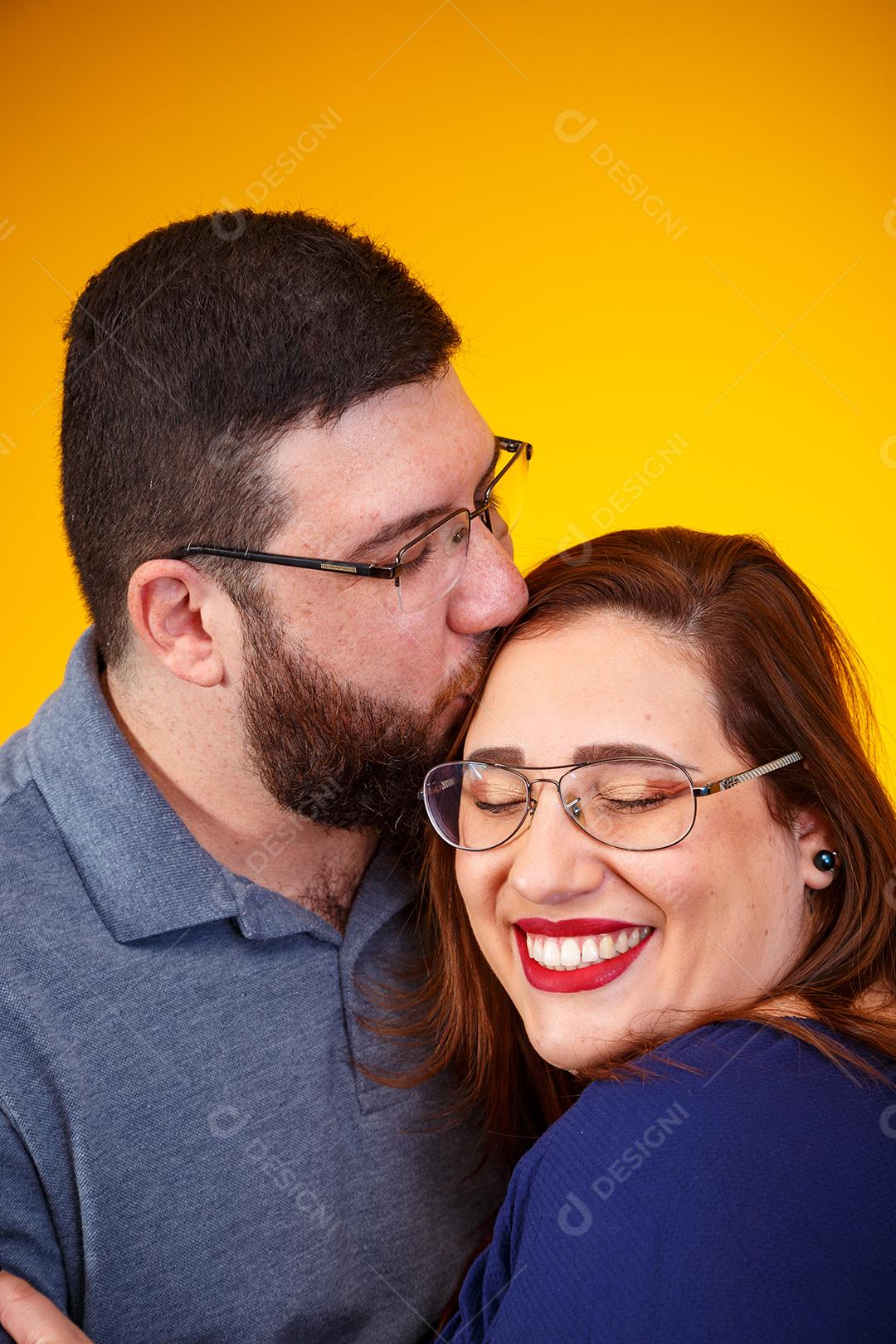 Casal de Amantes Apaixonados