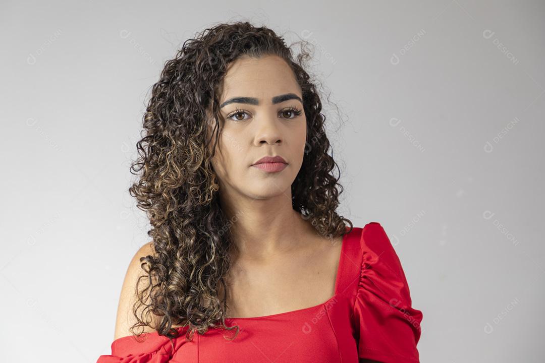 Retrato de uma mulher afro-americana