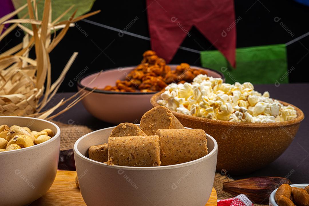 Doces típicos da festa junina brasileira