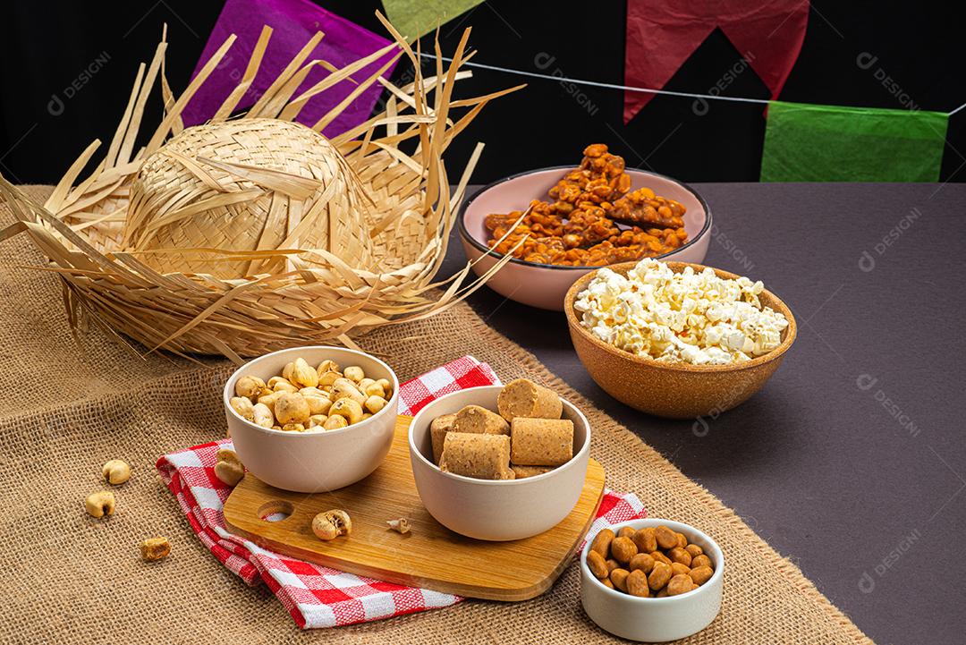 Doces típicos da festa junina brasileira