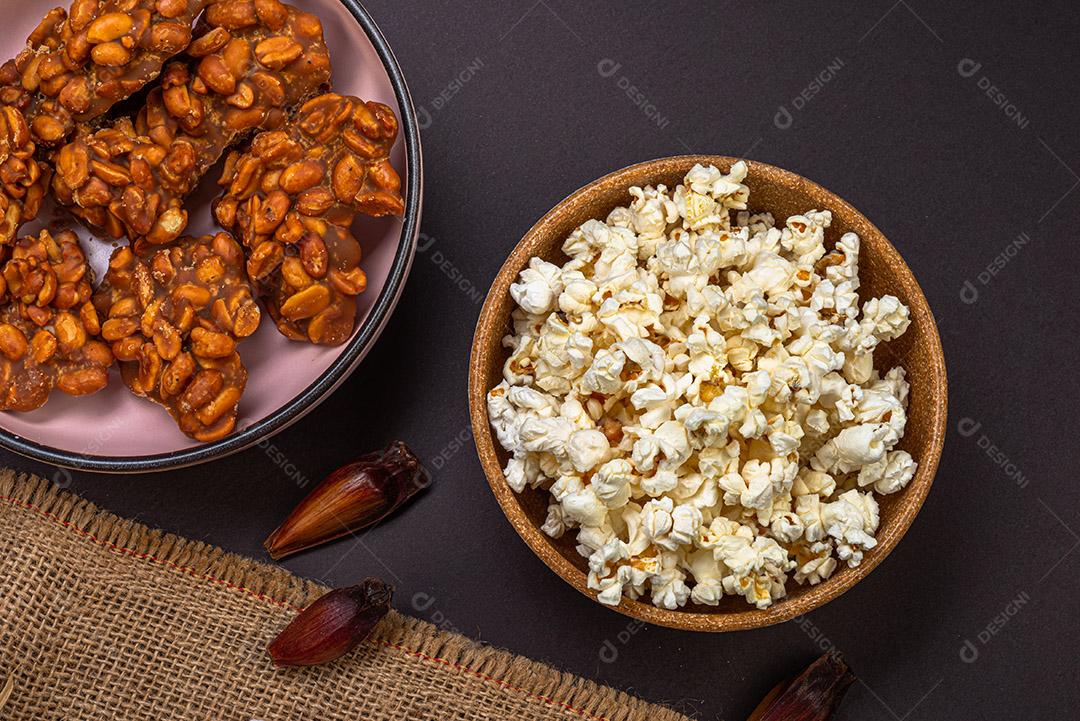 Doces típicos da festa junina brasileira