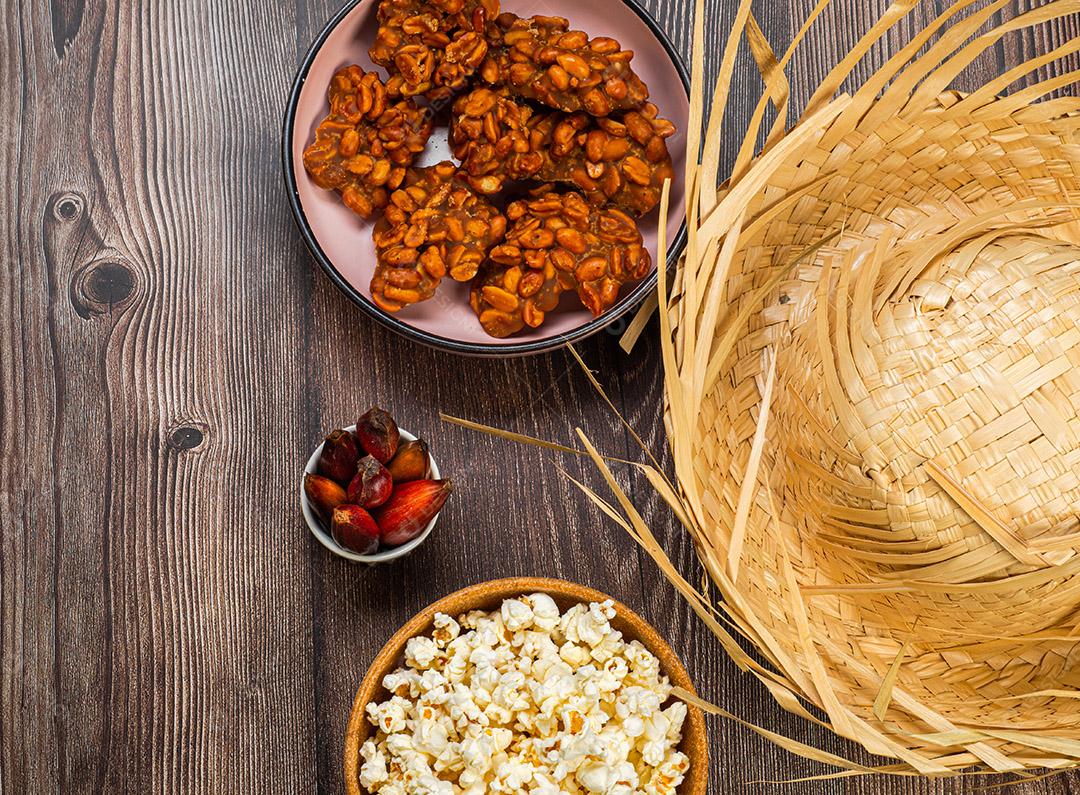 Doces típicos da festa junina brasileira