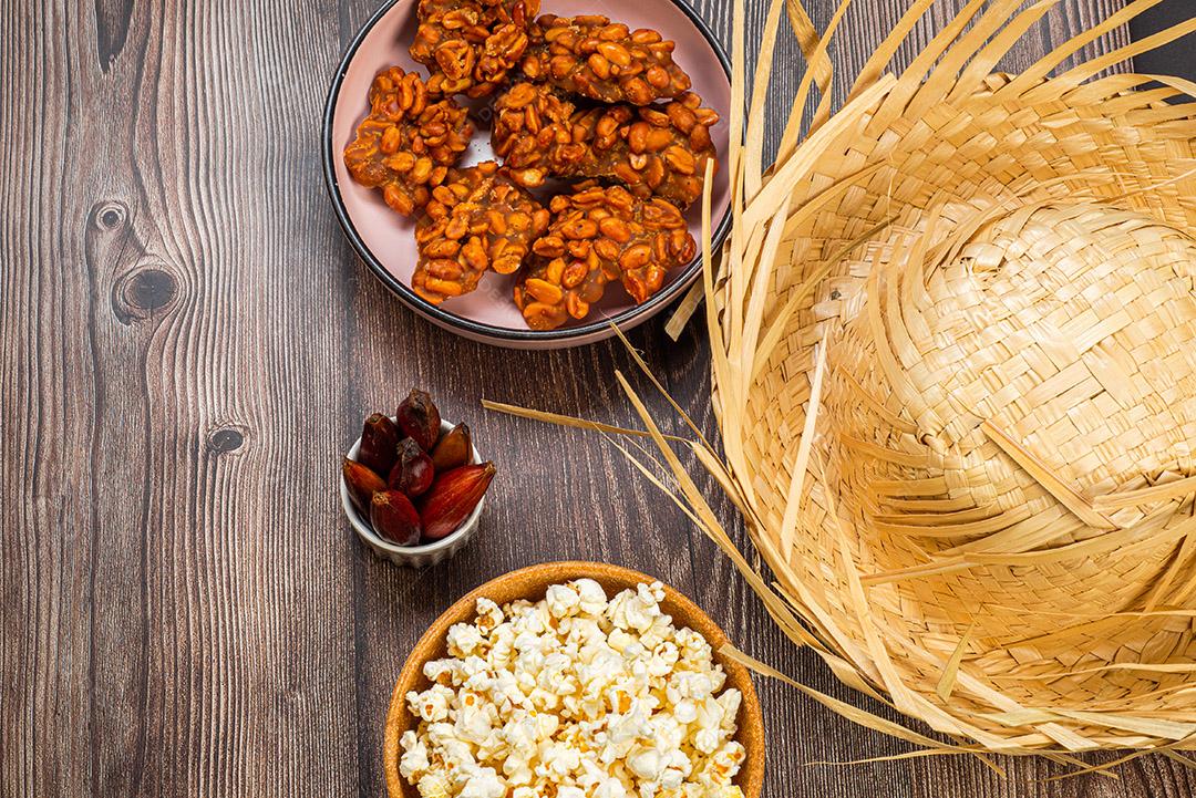 Doces típicos da festa junina brasileira