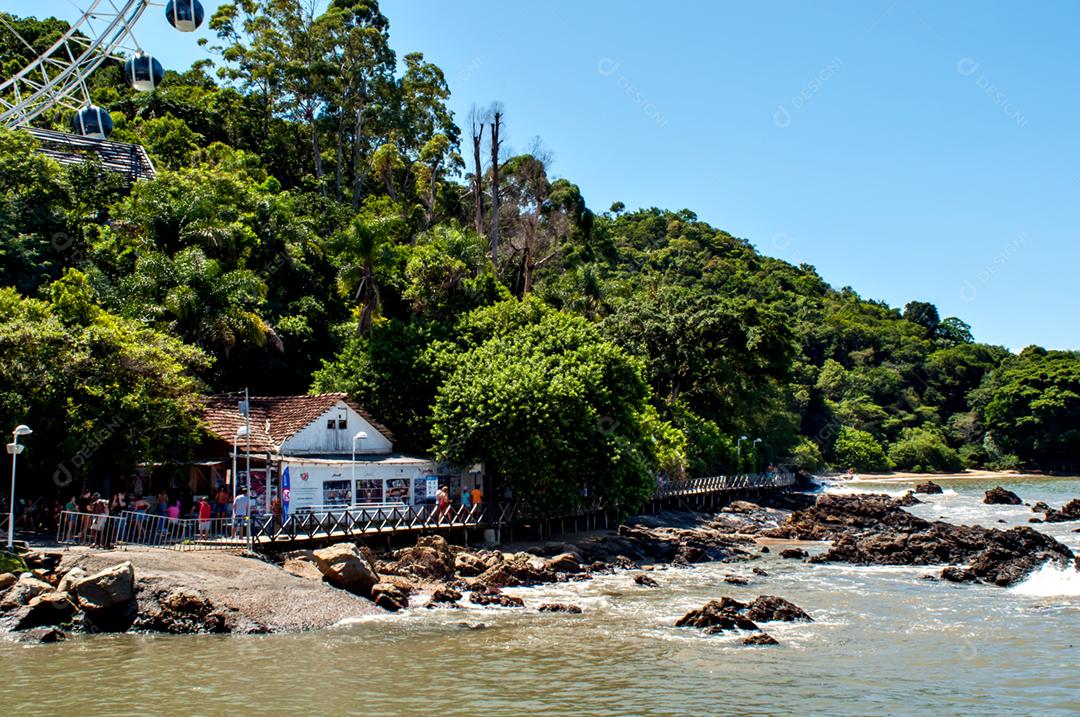 Bela Praia de Balneário Camboriú-Brasil