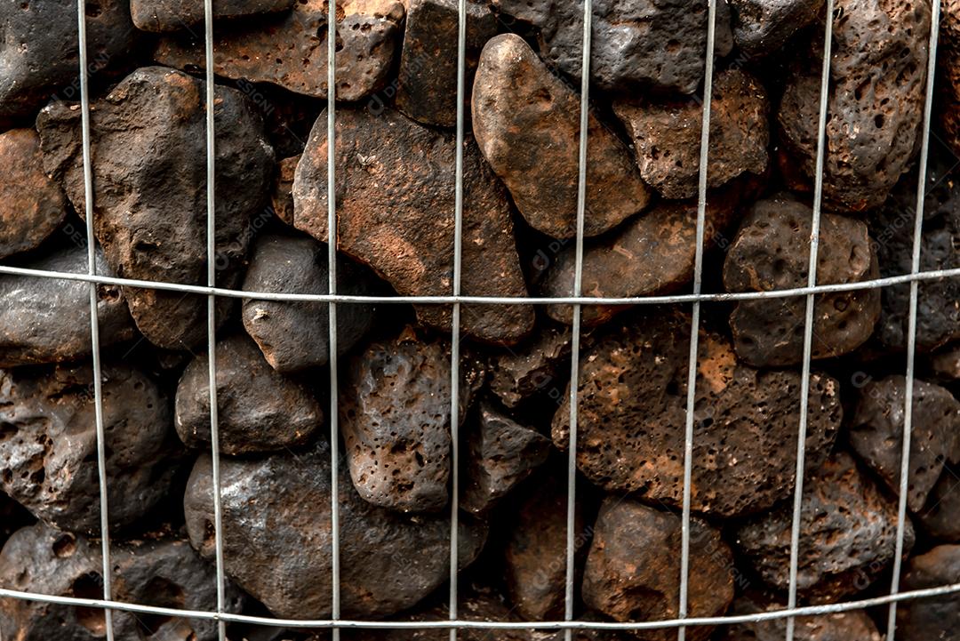 Fundo de textura de lareira de pedra