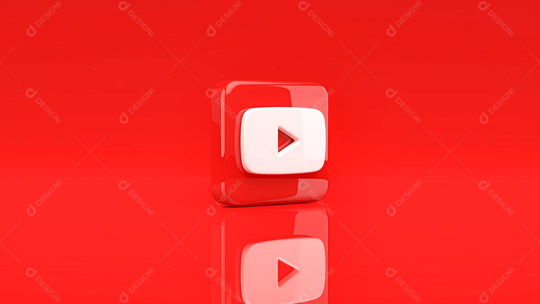 Cenário do Youtube Vermelho Imagem JPG