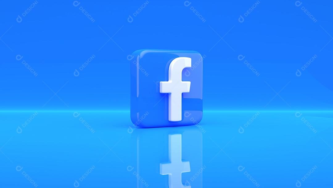 Cenário do Facebook Azul Imagem JPG