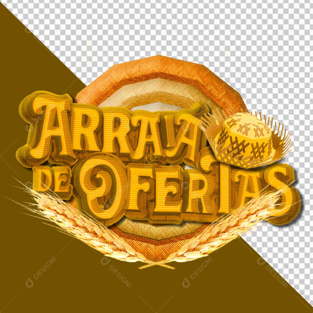 Selo Arraiá de Ofertas São João PSD