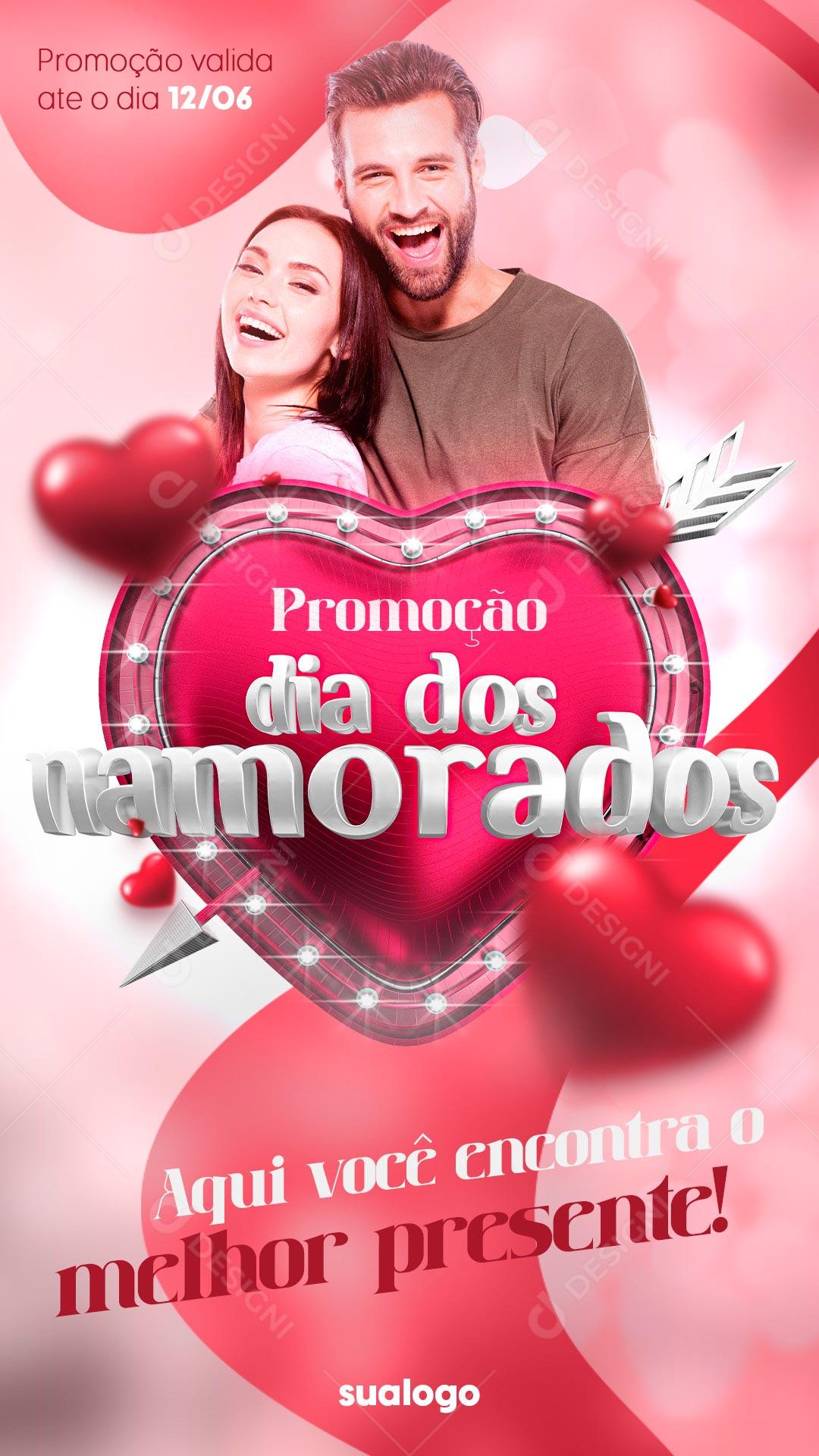 Promoção Dia Dos Namorados Aqui Você Encontra o Melhor Presente Social Media PSD Editável