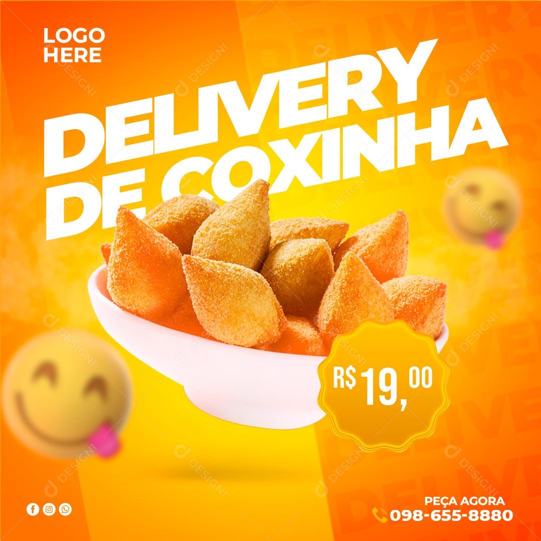 Delivery De Coxinha Peça Já Agora O Seu Combo Social Media PSD Editável