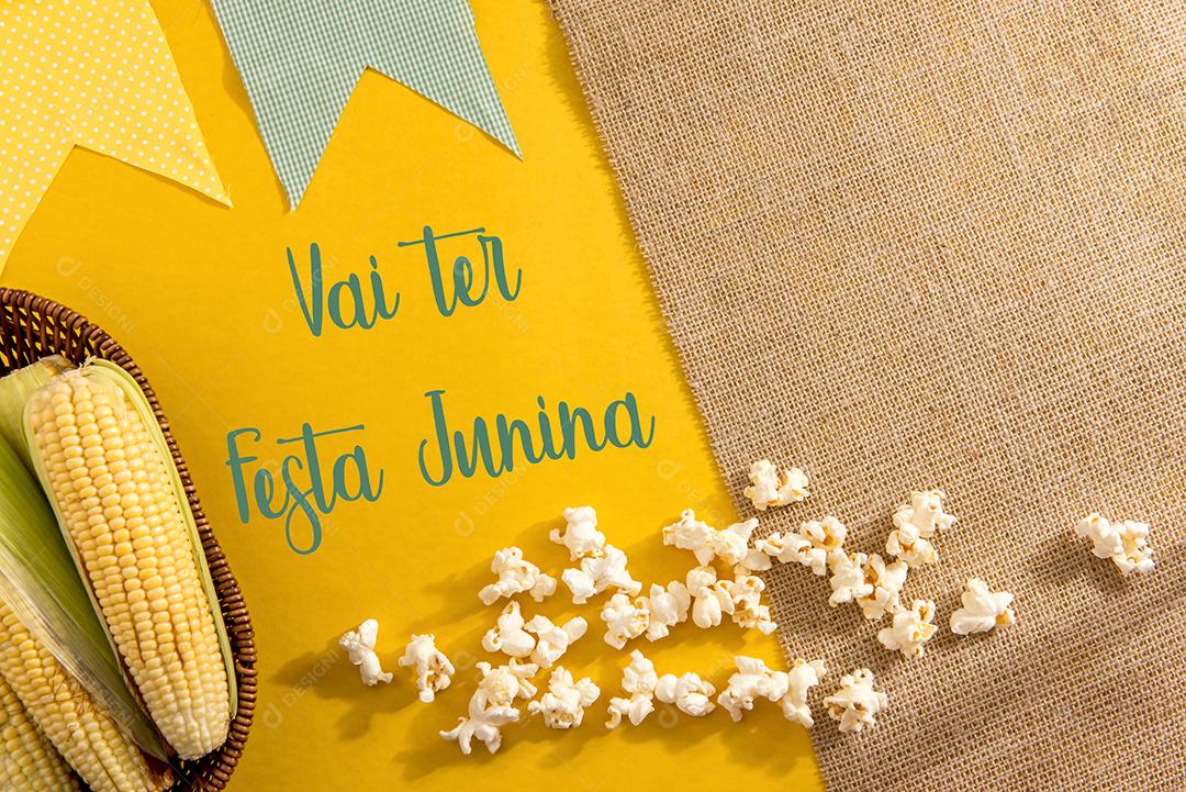 Fundo de festa junina brasileira