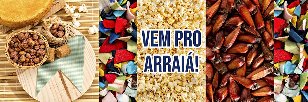 Fundo de festa junina brasileira