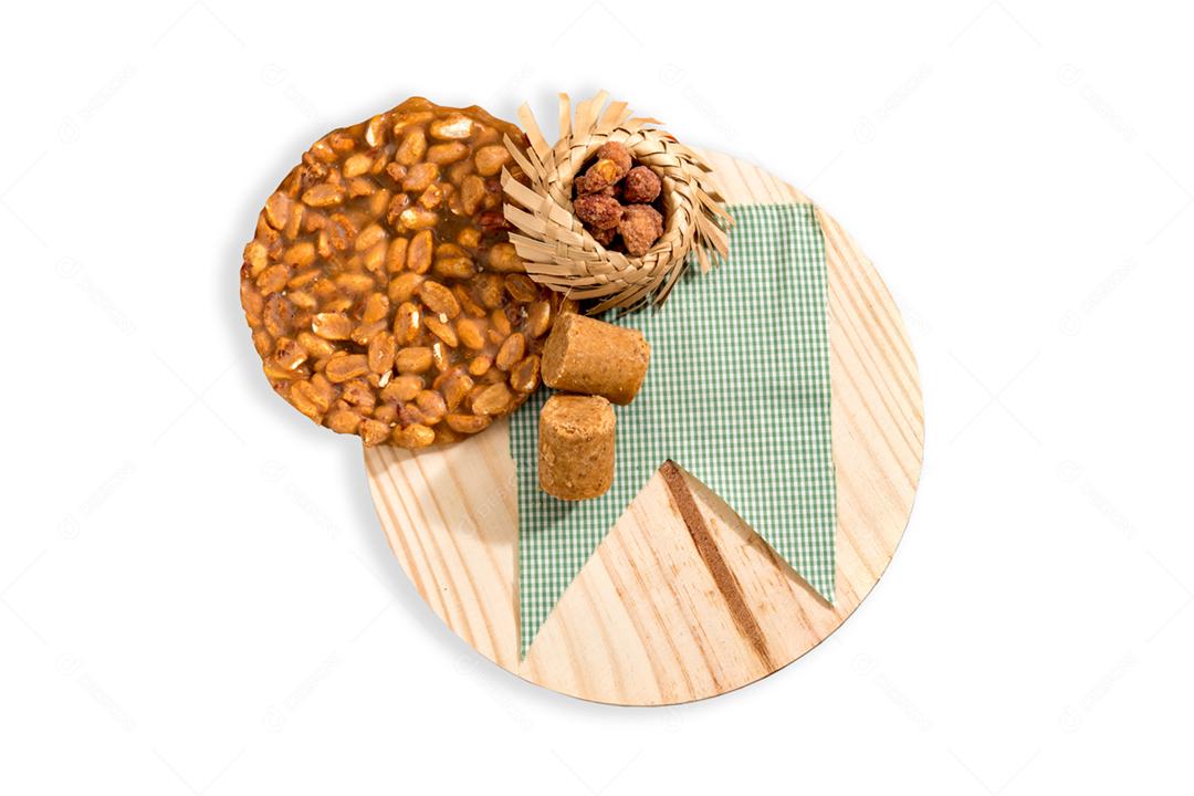 Fundo de festa junina brasileira Festa junina em fundo branco