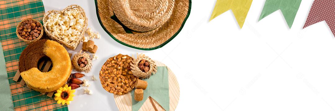 Fundo de festa junina brasileira formato ao ar livre Festa junina.